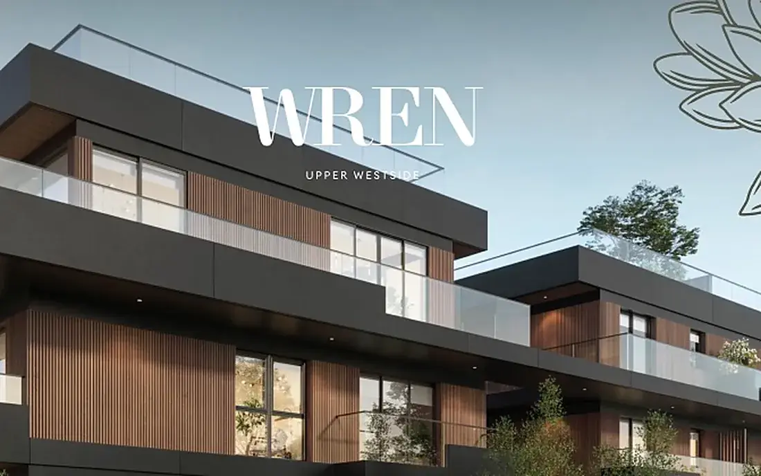 Rendering of WREN Upper Westside boutique townhomes in Vancouver