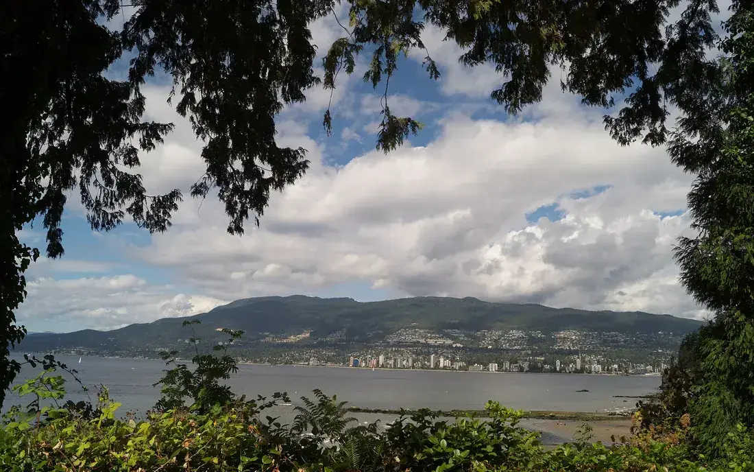 Aerial view of North Vancouver, home of the Terza development
