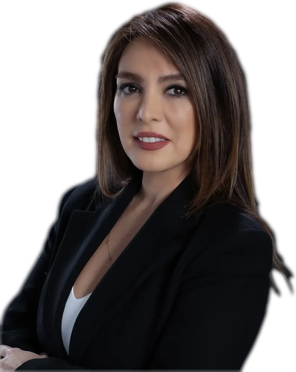 Sanam Farid, REALTOR® and property manager, in a black blazer