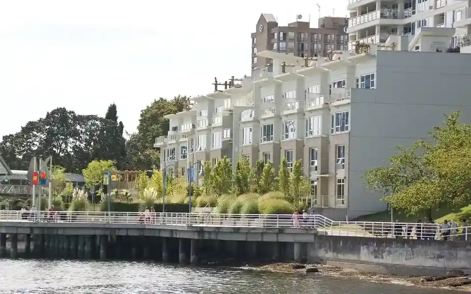Couple receiving the keys to their new Vancouver home